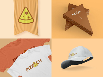 Pizzach Branding branding logo