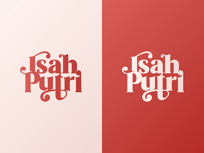 Isah Putri Logo graphic design logo