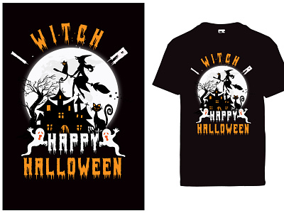 Halloween Tshirt Design design illustration tshirt typography