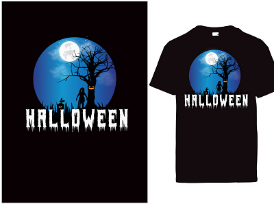 Halloween design illustration tshirt typography