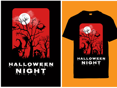Halloween design tshirt typography vector