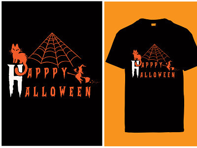 Halloween Tshirt Design halloween illustration logo tshirt typography
