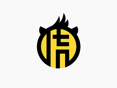 「虎」 chinese logotype logotype