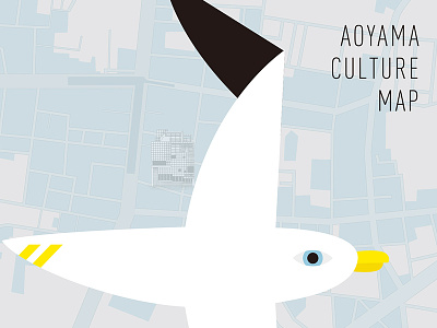 AOYAMA CULTURE MAP editorial graphic illustration map tokyo