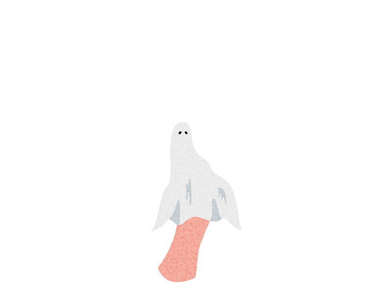 Funny Ghost animation art cute design drawing fashionable funny ghost gifloop helloween illustration