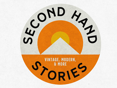 Second Hand Stories | Logo branding logo mid century modern