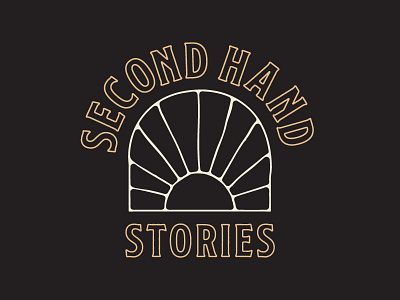 Second Hand Stories | Logo Version 2 branding logo typography vintage