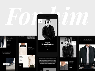 SQUARE Look Book dark ecommerce fashionstore light lookbook minimalistic modern responsive sample template