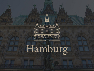 Hamburg emblem branding design emblem graphic design logo logomaker vector