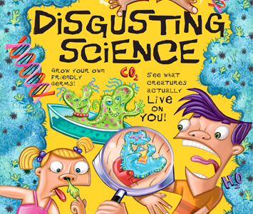 Disgusting Science booger digusting dna game germs illustration kids kit science toy
