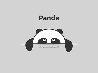 Daily Logo Challenge 03 branding dailylogochallenge design flat icon illustration logo minimal panda vector