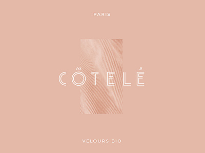 Côtelé Paris - Logo brand brand and identity branding design identity logo logotype typography ui