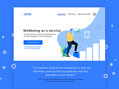 AYIN WEBSITE brand identity perk perks startup webdesign wellbeing