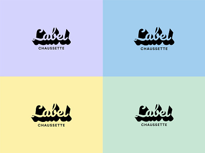 Logo Label Chaussette brand and identity branding design identity logo typography