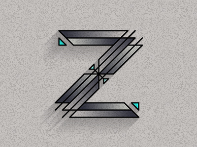 Type of the day: Z letter type typography vector vectordrawing