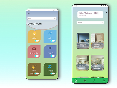 Home monitoring app dailyui design figma ui