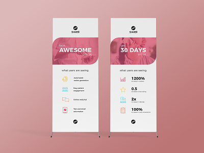 Swell - Event Banners banners design