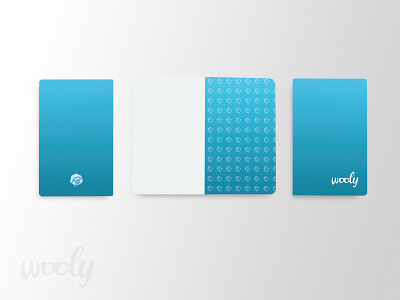 Wooly Notebook brand identity branding design graphic design illustration logo marketing notebook print vector