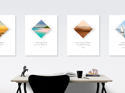 Inspirational Series posters print travel