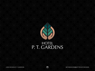 LOGO DESIGN | P. T. GARDENS branding design graphic design logo