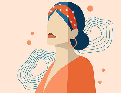 Abstract Woman astract woman illustration