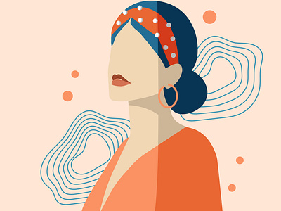 Abstract Woman astract woman illustration