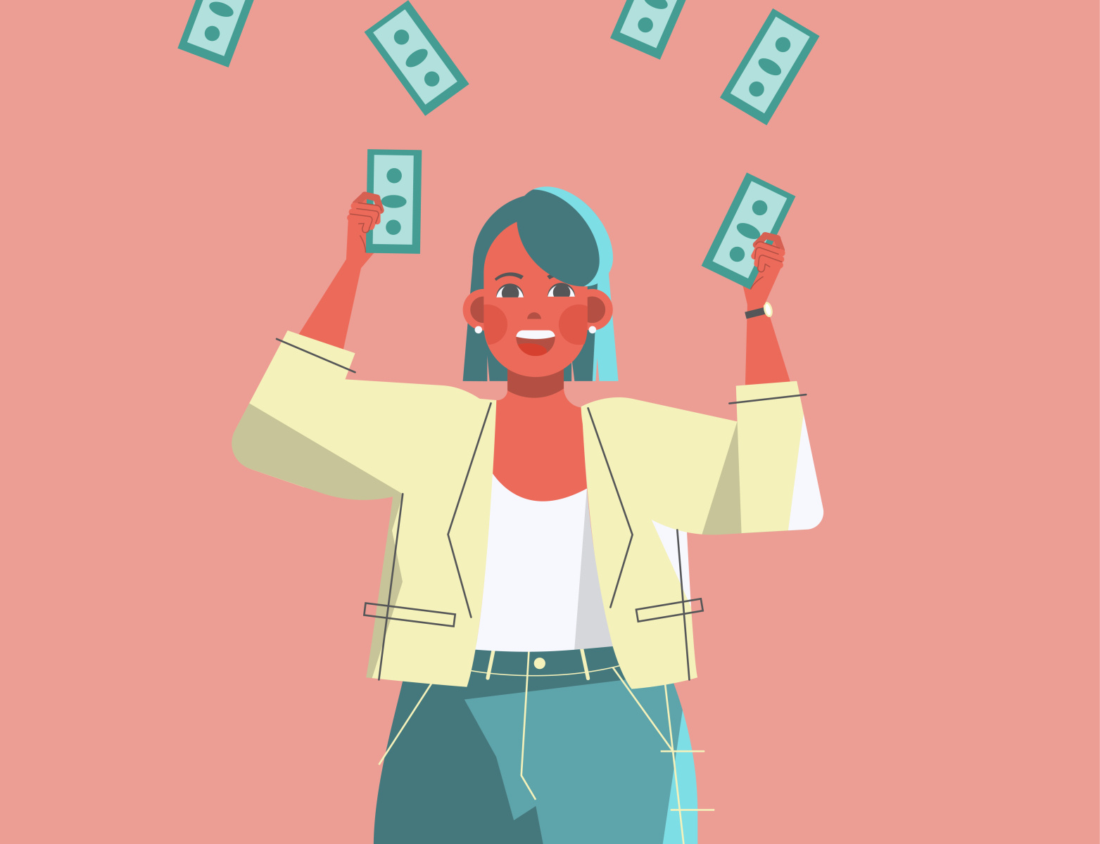 Success woman by Daisy Ng. on Dribbble