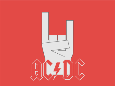 RIP Malcolm Young acdc hand icon illustration logo rock symbol