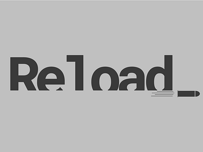 Reload branding flat icon identity logo logo design
