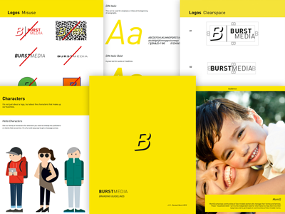 Brand Standards Book book design branding design layout