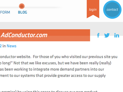 AdConductor Blog interface ui ux