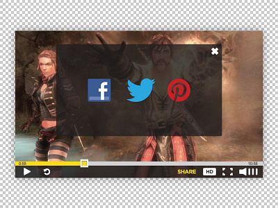 HTML5 Video Player html5 interface ixd ui usability video