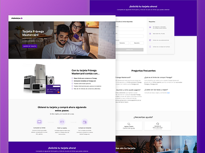 Designing for conversion - Landing page application credit card eccomerce landing page landing page ux ux ui