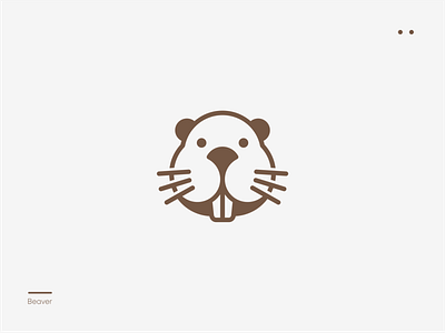 Beaver animal beaver beaverhead branding cute funny graphic design logo simple