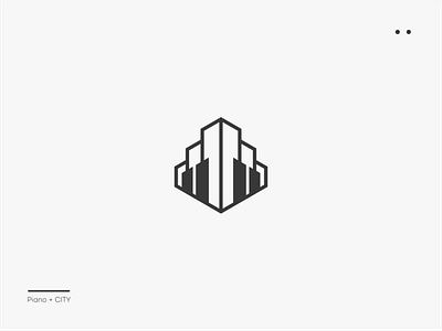 Music City branding building city combination graphic design logo music piano smart unique