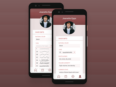 dailyUI #006 app dailyui 006 figma mobie product design user profile