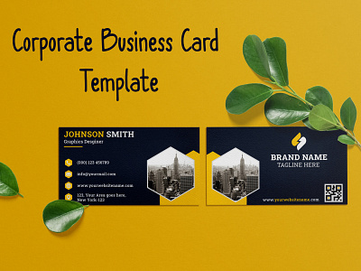Corporate Business Card Template business card corporates template