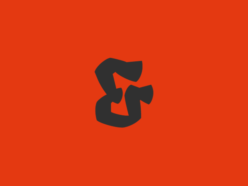 Amp'd amp ampersand black branding logo red type typography