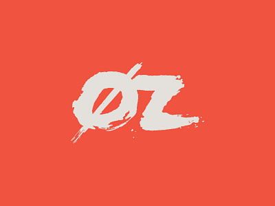 OZ Outdoor Equipment brand branding design font grunge hand lettering identity illustrator logo texture vector