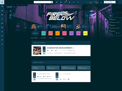 Fire Below — Forum Theme