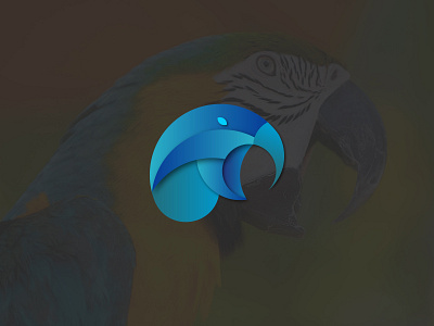 Parrot Logo By Golden Ration