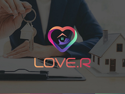 LOVE.R REAL STATE LOGO DESIGN CONCEPT | gfxriverr branding gfxriverr graphic design logo logo design love logo love logo design love r logo love r logo design love r realstate love.r minimalist logo minimalist logo design modern logo modern logo design modern minimalist modern minimalist logo