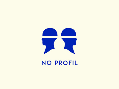 No Profil Logotype blind capture cinema face head reflect