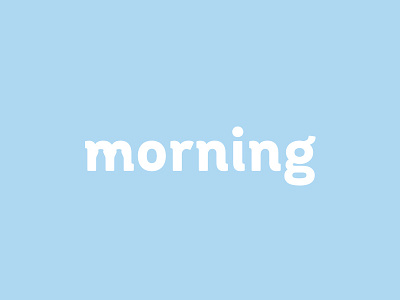 Morning Logotype blue bottle curve m milk morning sweet