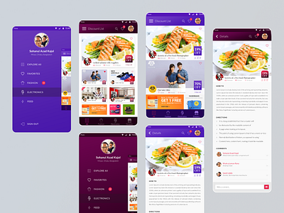 Discount Shop App Design