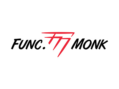 Func Monk Logo graphic design healthcare identity logo sports typography