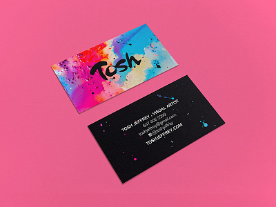Furia Design Tosh Jeffrey Business Cards brand identity business cards graphic design logo