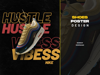 Hustle vibes Nike artwork branding design designer graphic design graphic designer illustration logo poster poster design ui