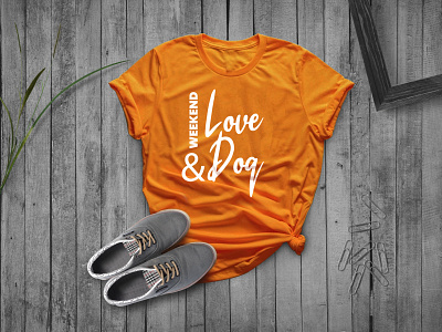 weekend love and day t-shirt design