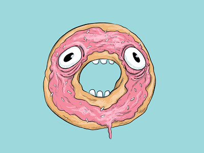 Doughnut Doug art cartoon comedy comic comic book design doughnut food foodie illustration web comic